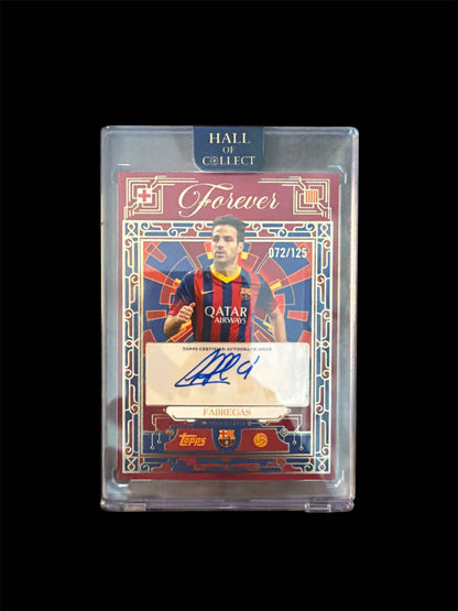 Fabregas Auto /125 Topps FC Barcelona Forever 2026