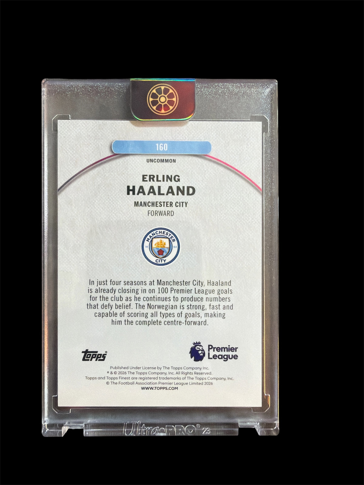Erling Haaland /5 Topps Finest 2026