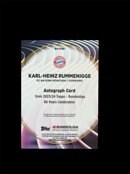 Karl-Heinz Rummenigge Auto /40 Topps 60 Jahre Bundesliga 2023/24