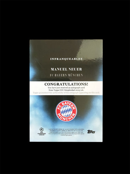 Manuel Neuer Auto /99 Topps UCC Simplicidad 2025/26