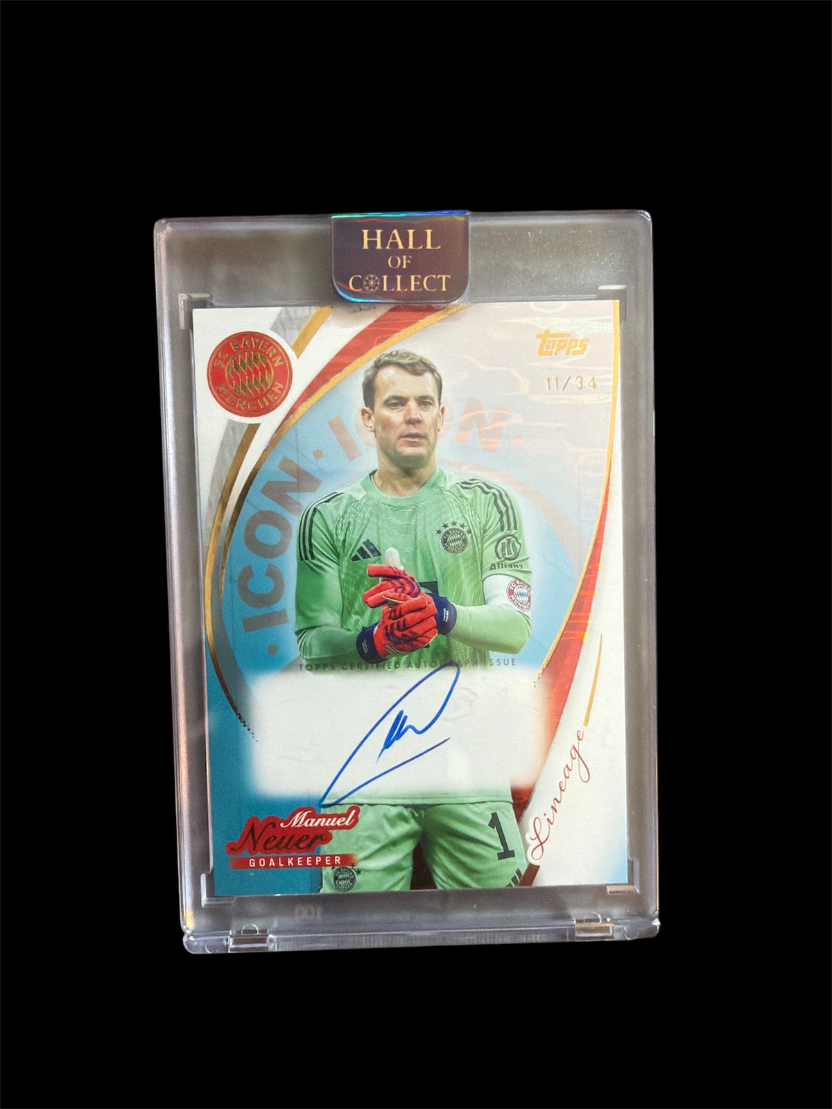 Manuel Neuer Auto /34 Topps FC Bayern München Lineage 2026
