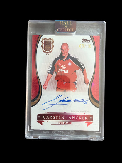 Carsten Jancker Legends On Card Auto /10 Topps 125 Jahre FC Bayern 2024/25