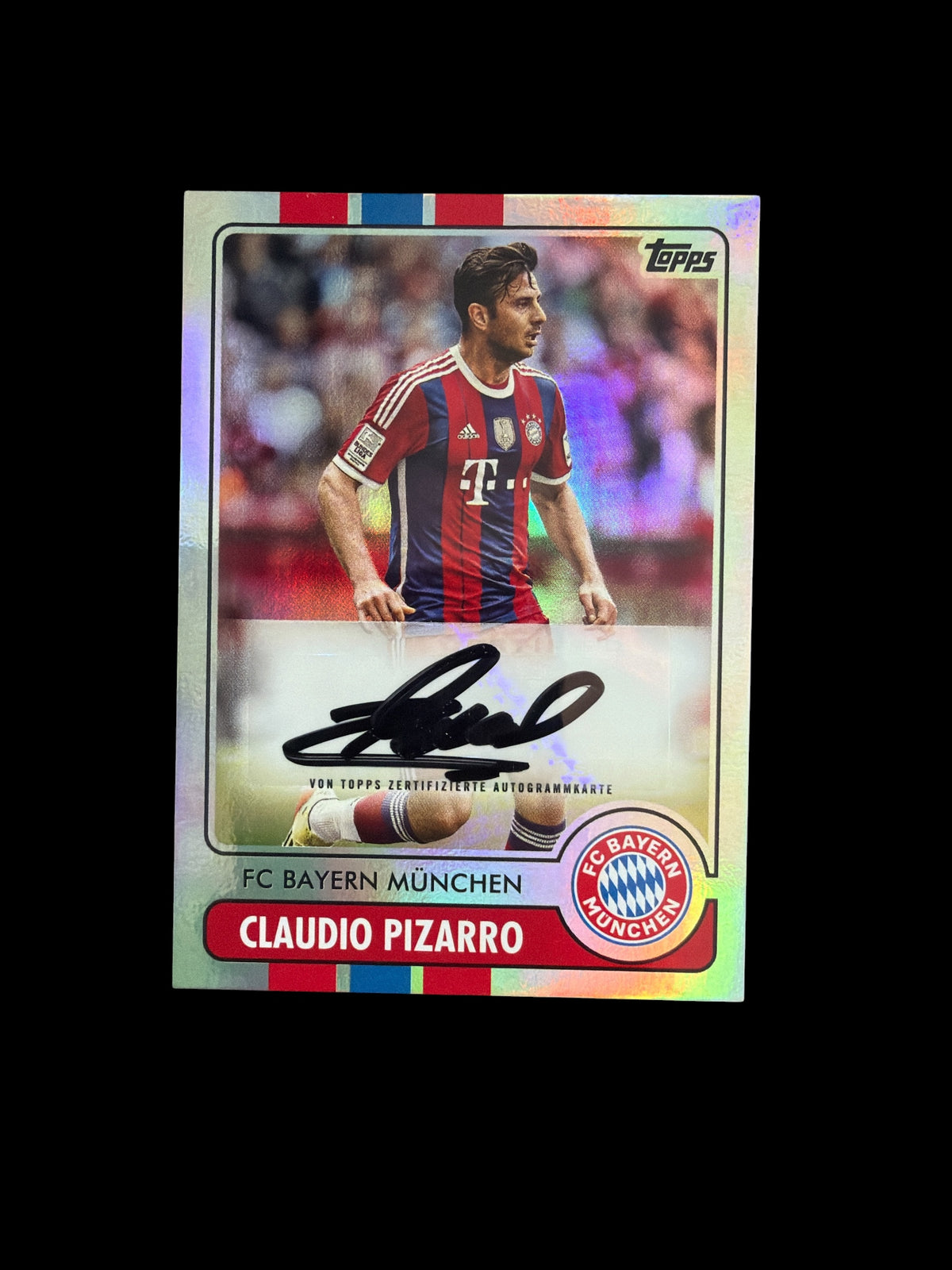 Claudio Pizarro Auto Topps FC Bayern Team Set 2023