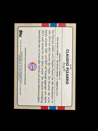 Claudio Pizarro Auto Topps FC Bayern Team Set 2023