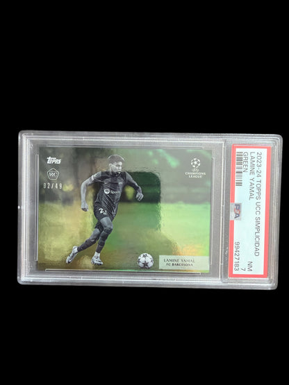 Lamine Yamal RC /49 Topps UCC Simplicidad 2023-24 PSA 7