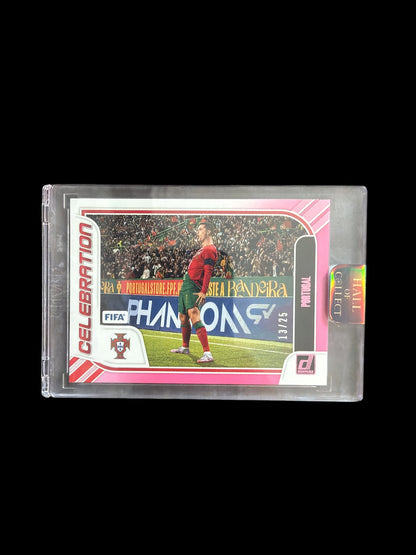 Cristiano Ronaldo Celebration /25 Panini Donruss Soccer 2023-24
