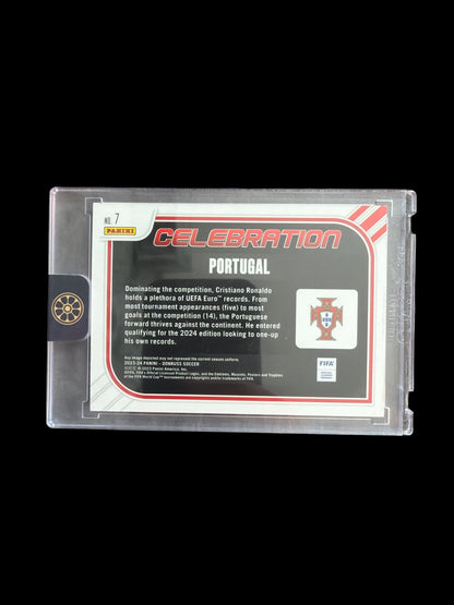 Cristiano Ronaldo Celebration /25 Panini Donruss Soccer 2023-24