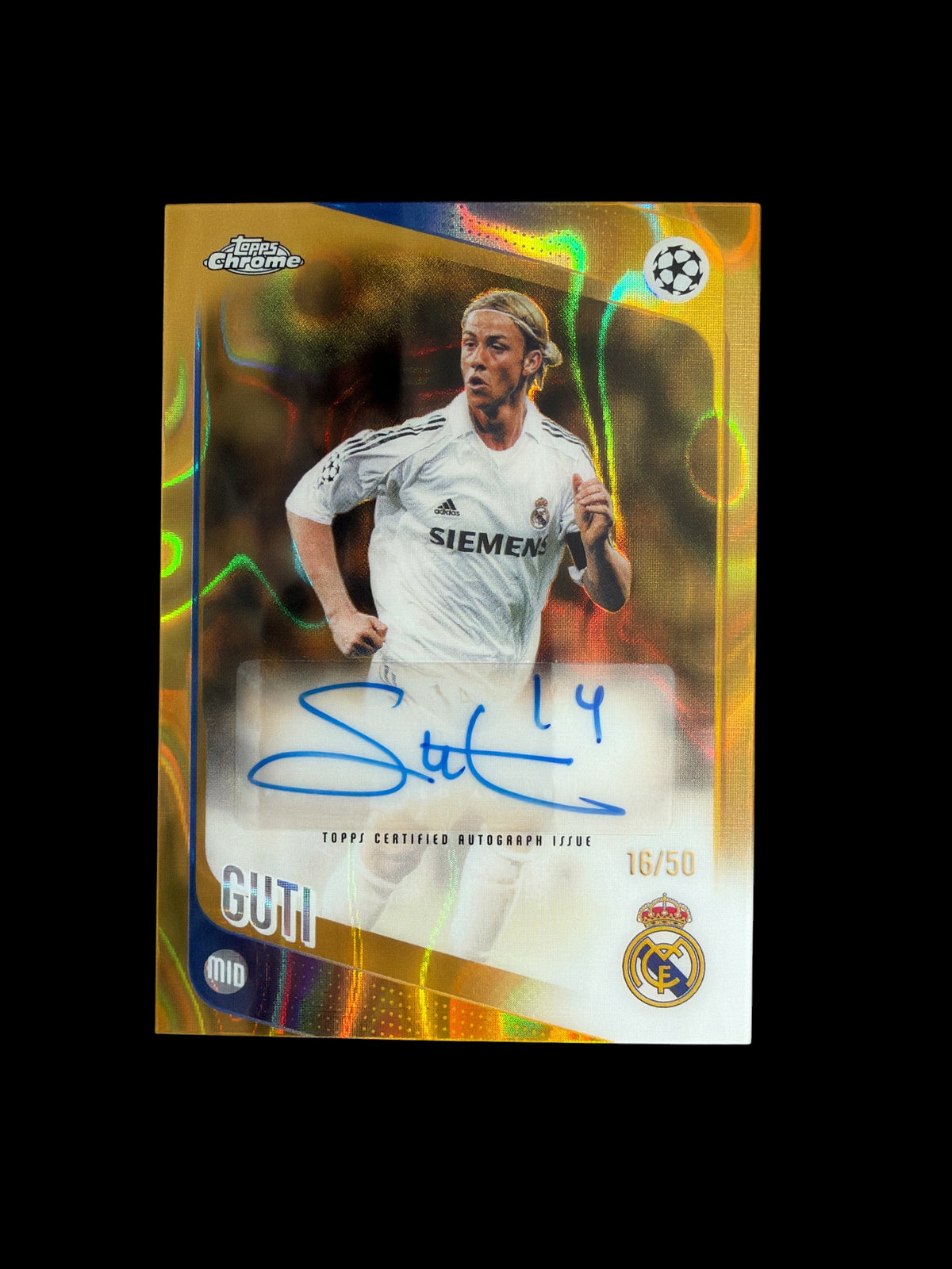Guti Auto /50 Topps Chrome UCC 2025/26