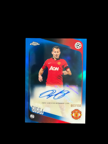 Ryan Giggs Auto /150 Topps Chrome UCC 2025/26