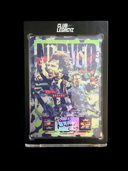 Pavel Nedved On Card Auto /50 Hyperwave Club Legacyz 2025