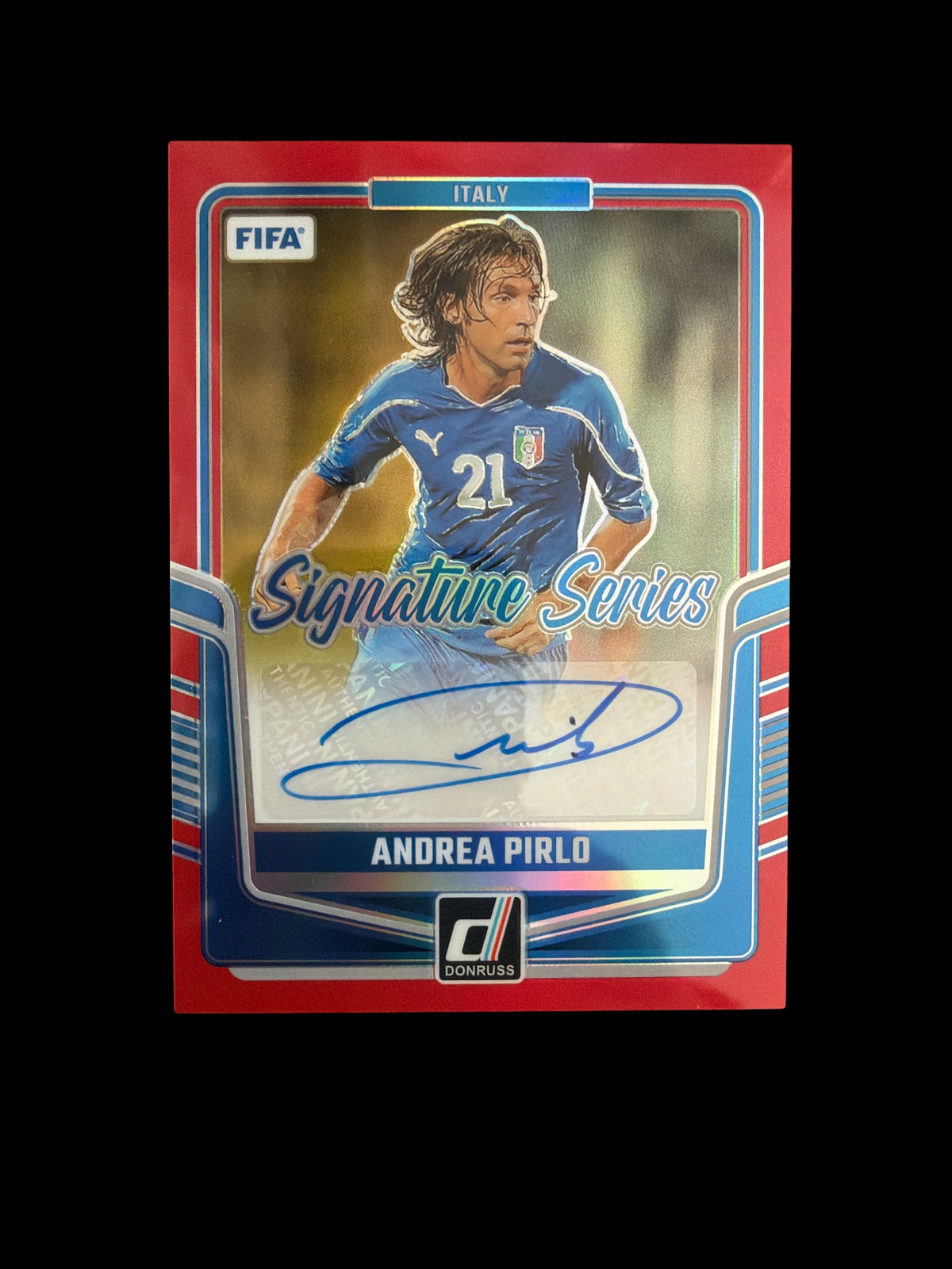 Andrea Pirlo Auto /49 Panini Donruss Soccer 2024-25