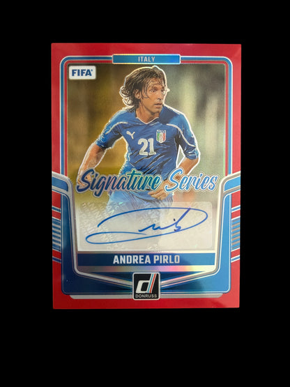Andrea Pirlo Auto /49 Panini Donruss Soccer 2024-25