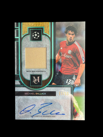 Michael Ballack Auto Relic /50 Topps Museum UCC 2025/26