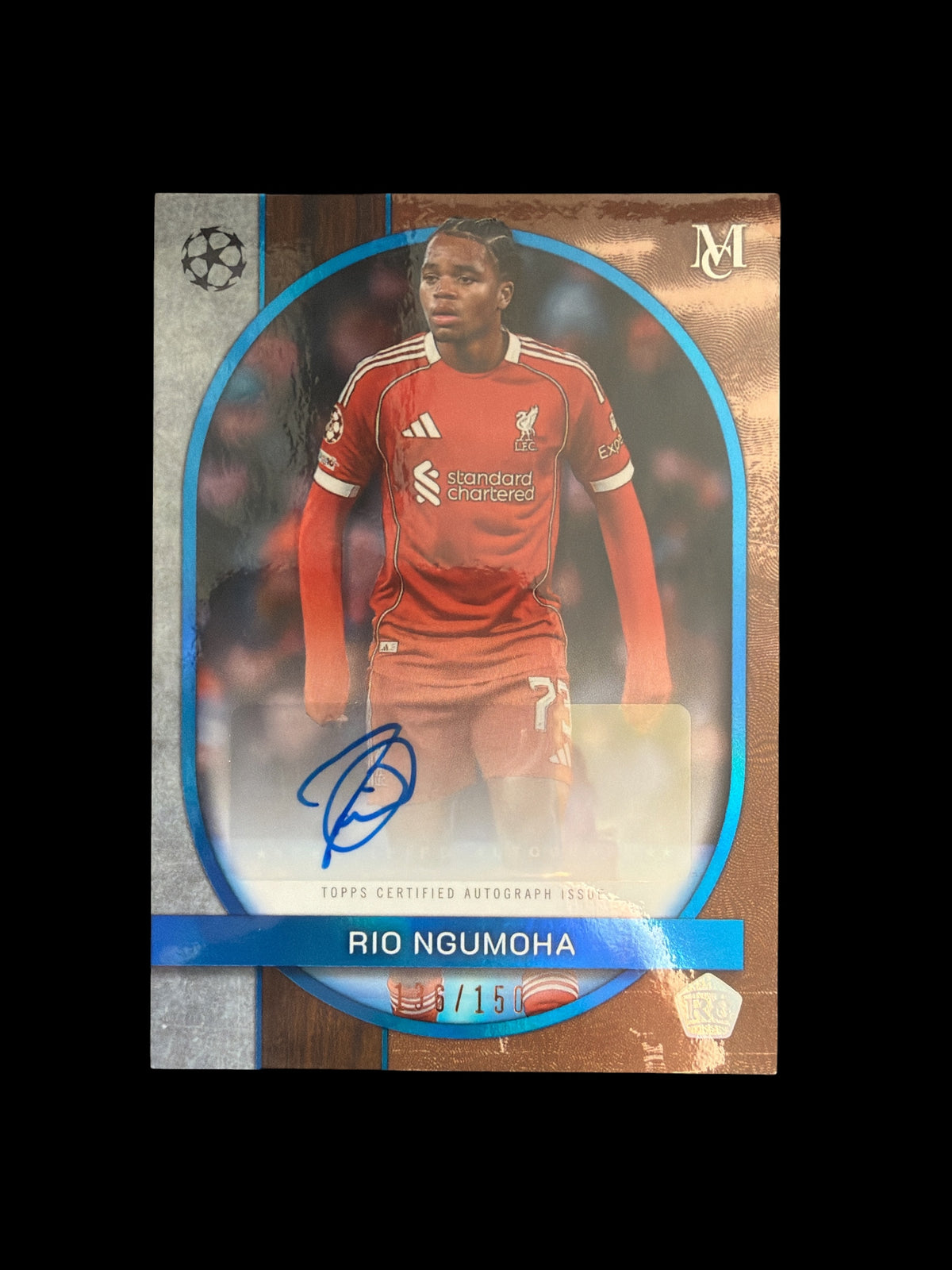 Rio Ngumoha Auto /150 Topps Museum UCC 2025/26