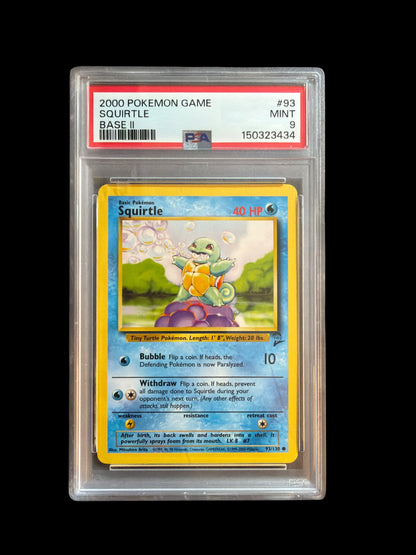 Squirtle Base Set 2 2000 PSA 9