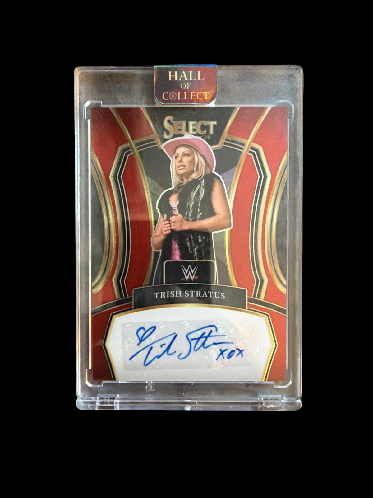 Trish Stratus Auto /99 Red Prizm Panini Select WWE 2024
