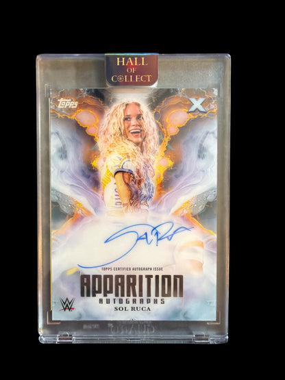 Sol Ruca Apparition On Card Auto Topps Exalted WWE 2025