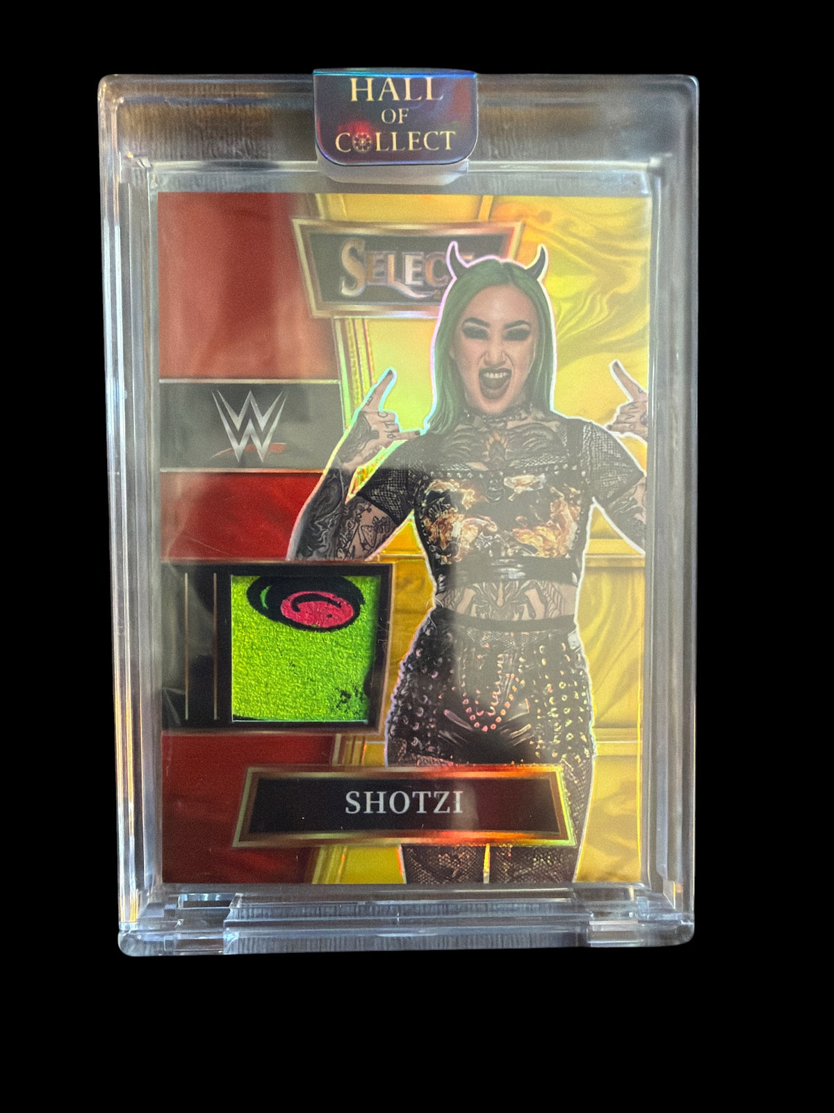 Shotzi Selective Seatches /10 worn/used Panini Select WWE 2022