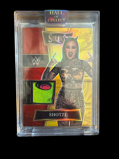 Shotzi Selective Seatches /10 worn/used Panini Select WWE 2022
