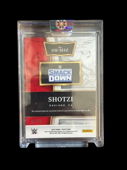 Shotzi Selective Seatches /10 worn/used Panini Select WWE 2022