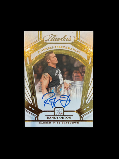 Randy Orton Flawless Performances On Card Auto /10 Panini Flawless WWE 2024