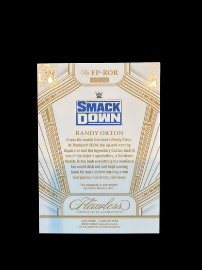 Randy Orton Flawless Performances On Card Auto /10 Panini Flawless WWE 2024