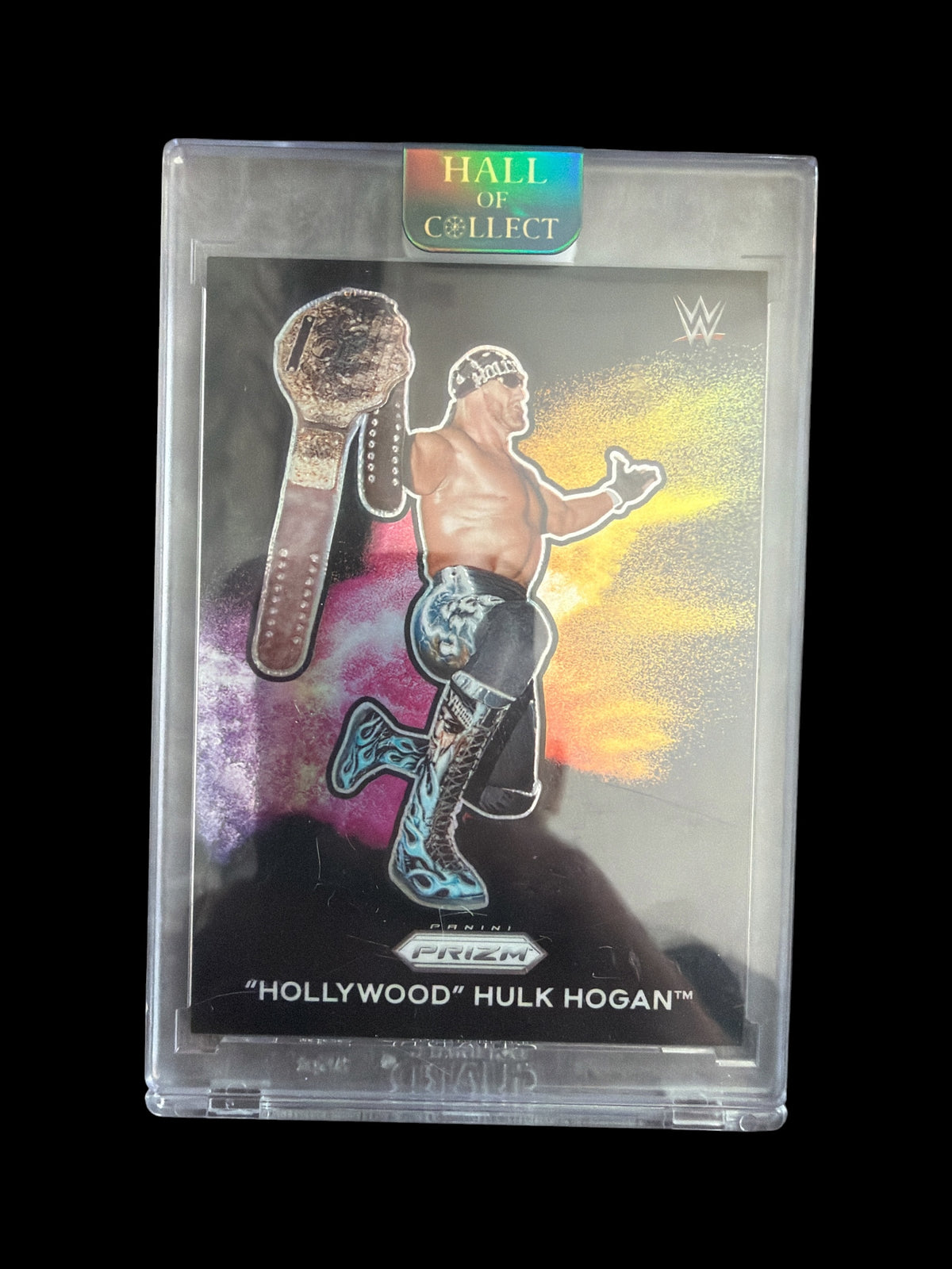Hulk Hogan Black Color Blast Panini Prizm WWE 2024