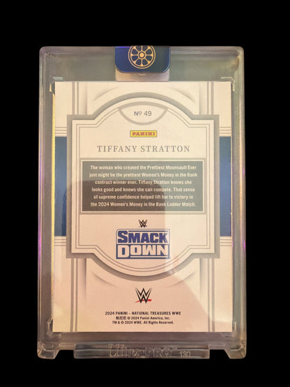 Tiffany Stratton /10 Panini National Treasures WWE 2024