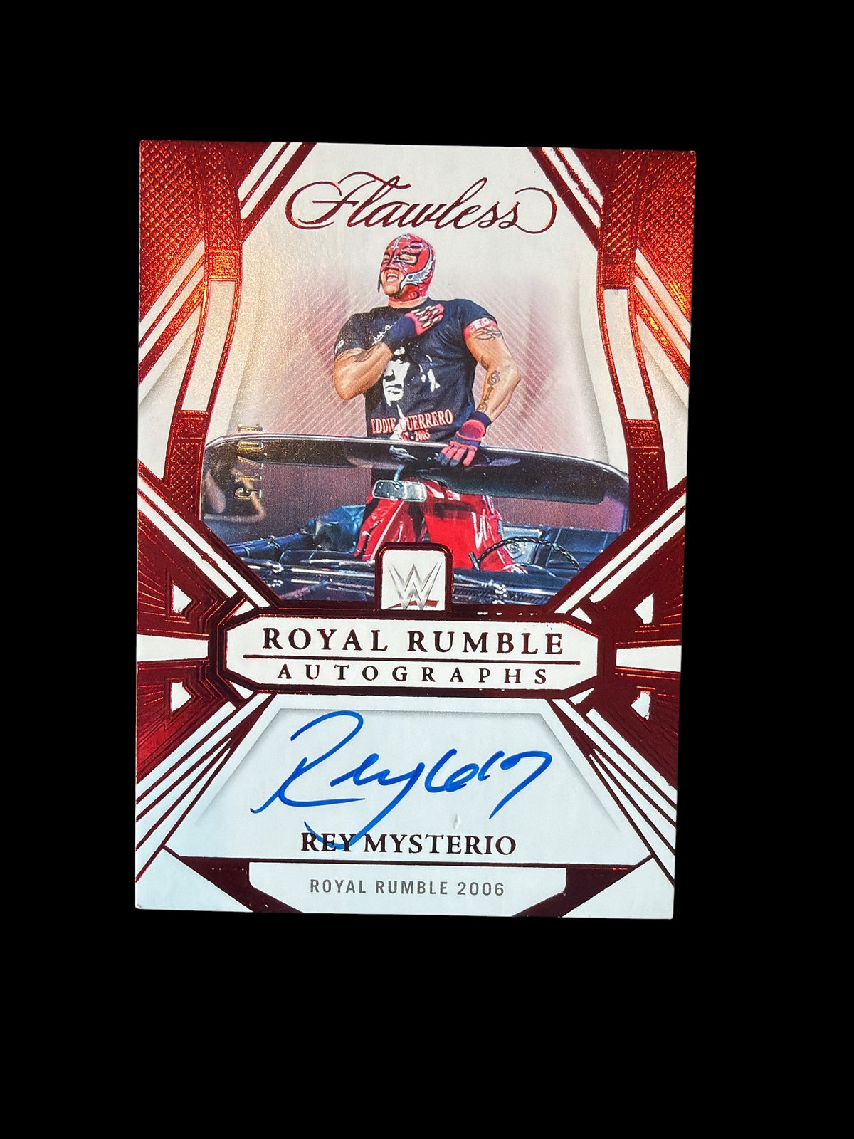 Rey Mysterio Royal Rumble On Card Auto /15 Panini Flawless WWE 2024