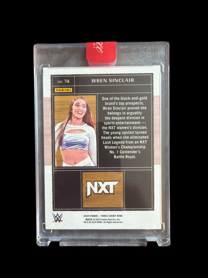 Wren Sinclair RC /25 Panini Three Count WWE 2024