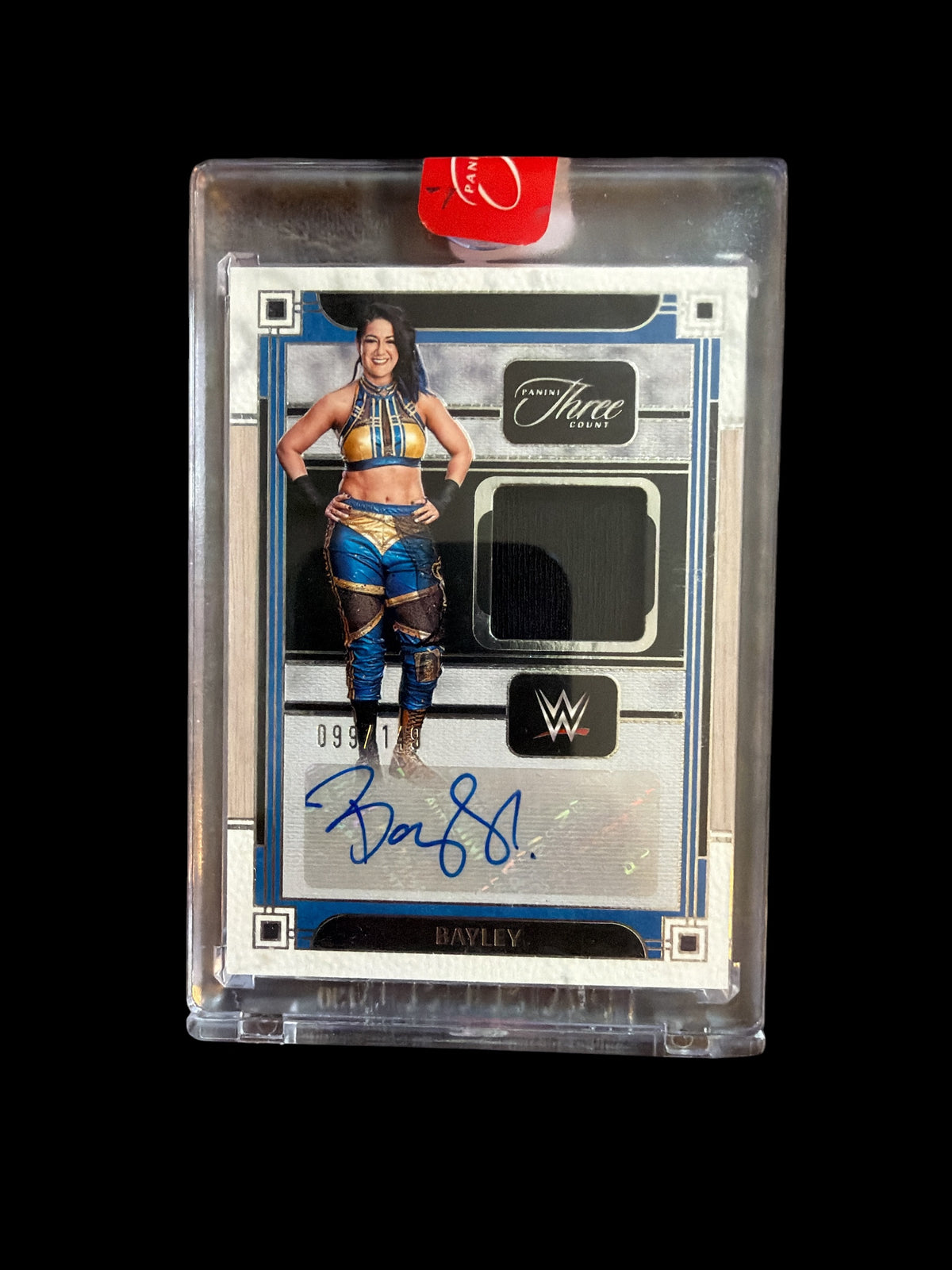 Bayley Memorabilia Auto /149 Panini Three Count WWE 2024