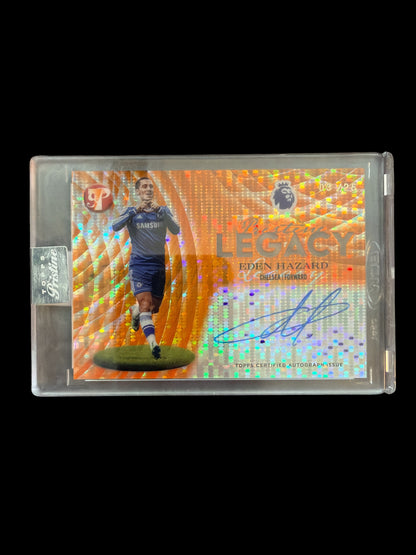 Eden Hazard On Card Auto /25 Topps Pristine BPL 2026