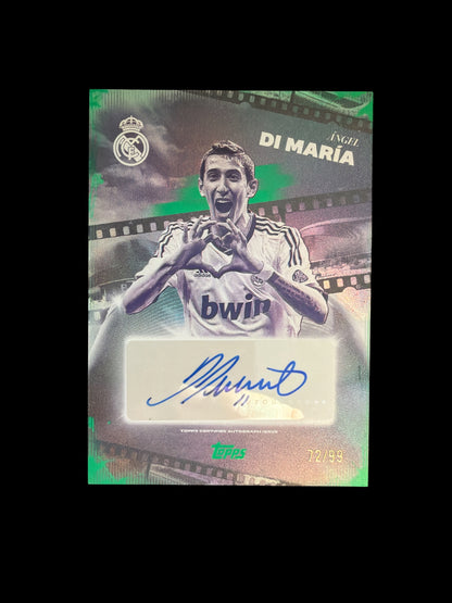 Angel Di Maria Auto /99 Topps Los Blancos Real Madrid 2025/26