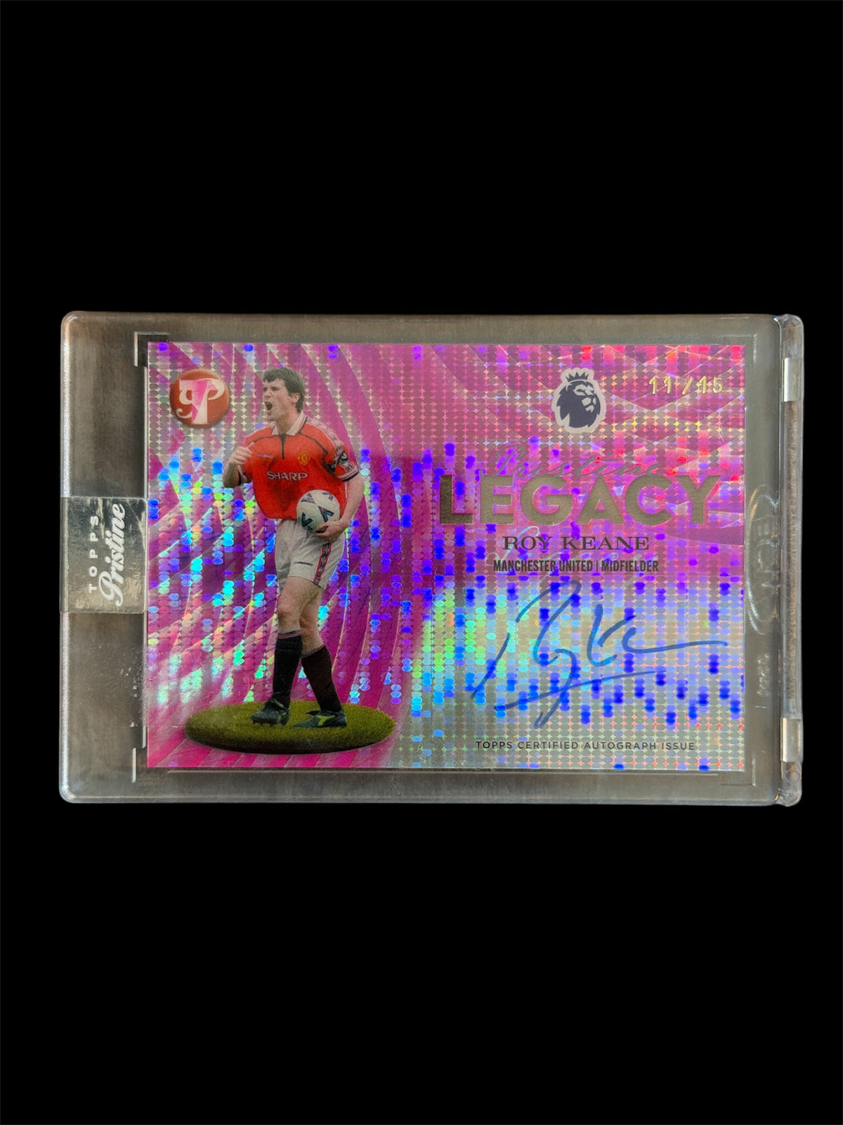 Roy Keane On Card Auto /15 Topps Pristine BPL 2026