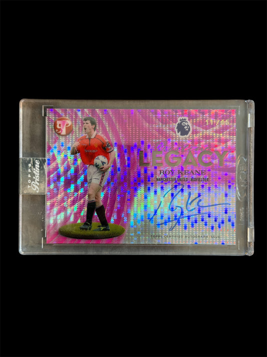 Roy Keane On Card Auto /15 Topps Pristine BPL 2026