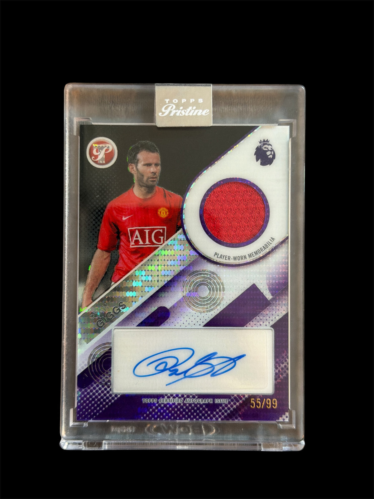 Ryan Giggs Auto Relic /99 Topps Pristine BPL 2026