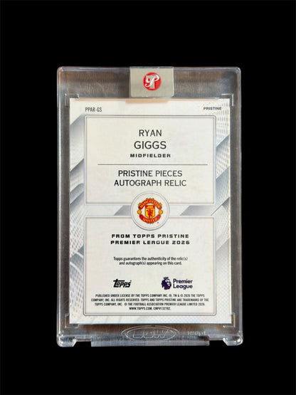 Ryan Giggs Auto Relic /99 Topps Pristine BPL 2026
