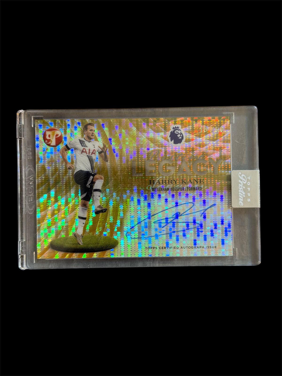 Harry Kane On Card Auto /50 Topps Pristine BPL 2026