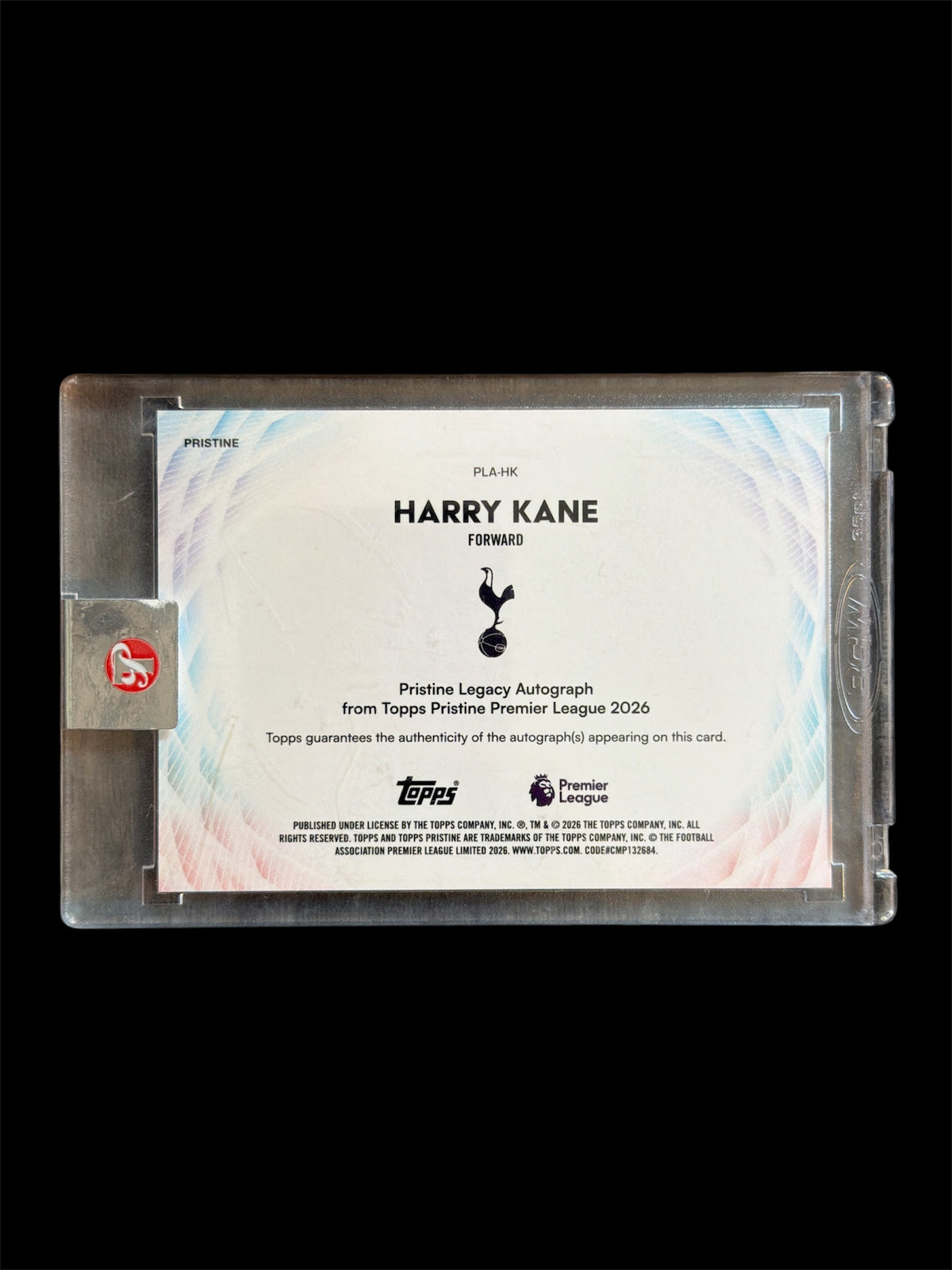 Harry Kane On Card Auto /50 Topps Pristine BPL 2026