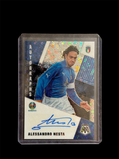 Alessandro Nesta Auto Disco Prizm Panini Mosaic UEFA Euro Soccer 2021