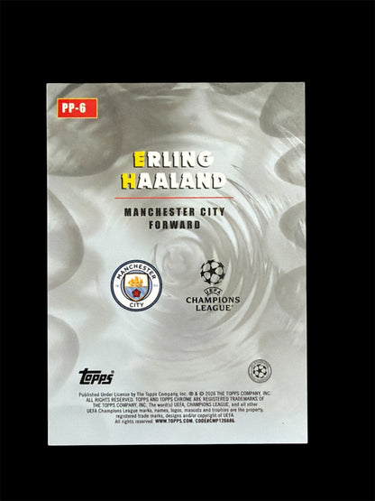 Erling Haaland Power Players /50 Topps Chrome UCC 2026