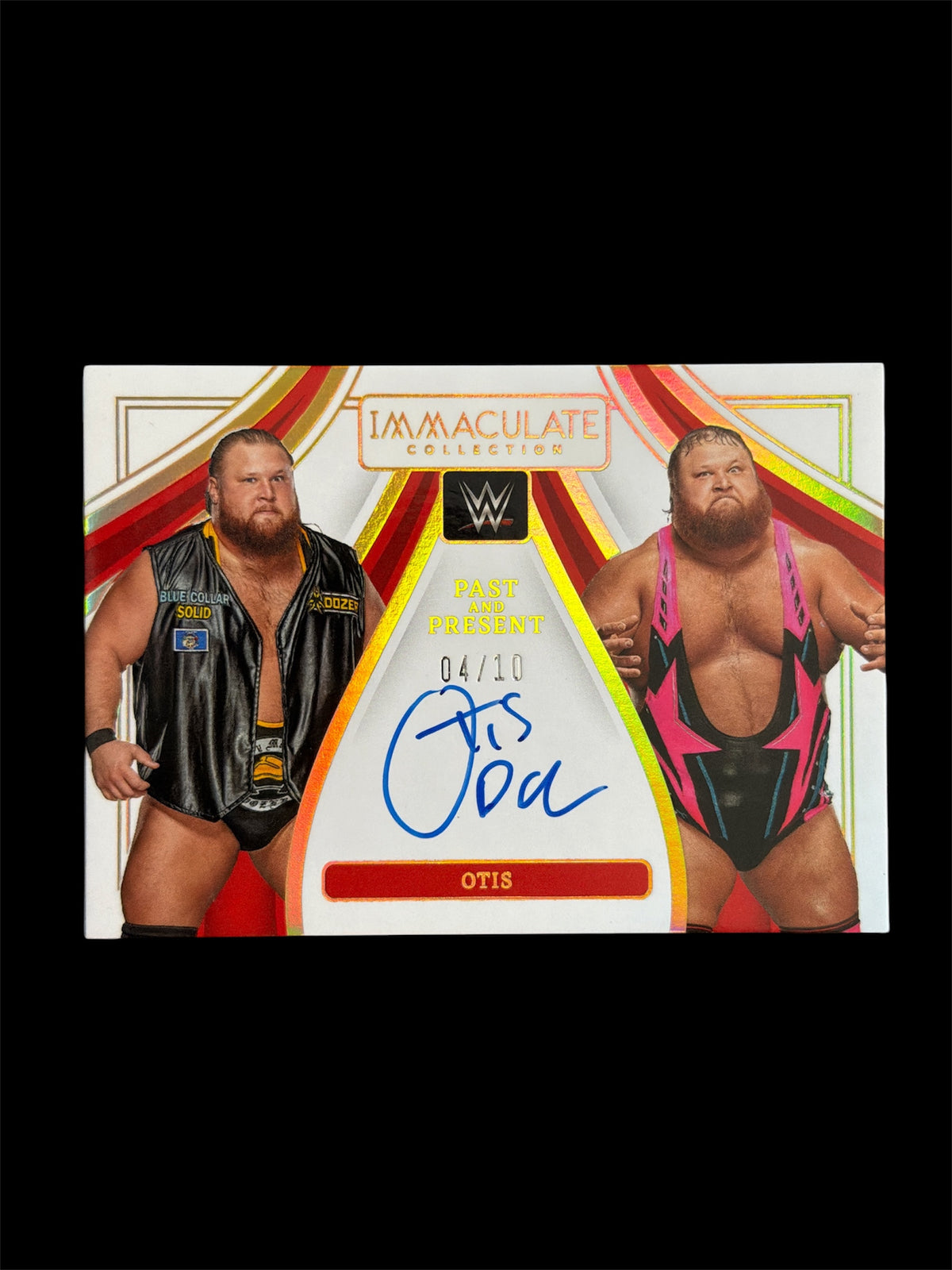 Otis Past and Present On Card Auto /10 Panini Immaculate WWE 2023
