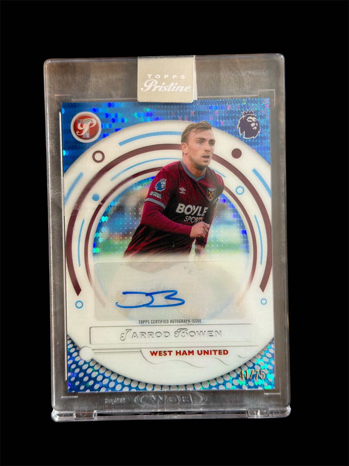 Jarrod Bowen Auto /75 Topps Pristine BPL 2026