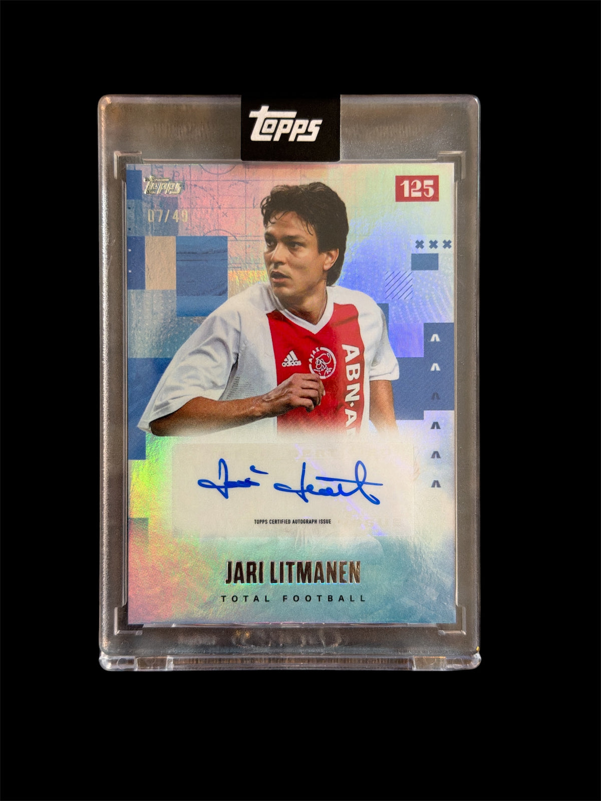 Jari Litmanen Auto /49 Topps 125 Jahre Ajax Amsterdam 2025