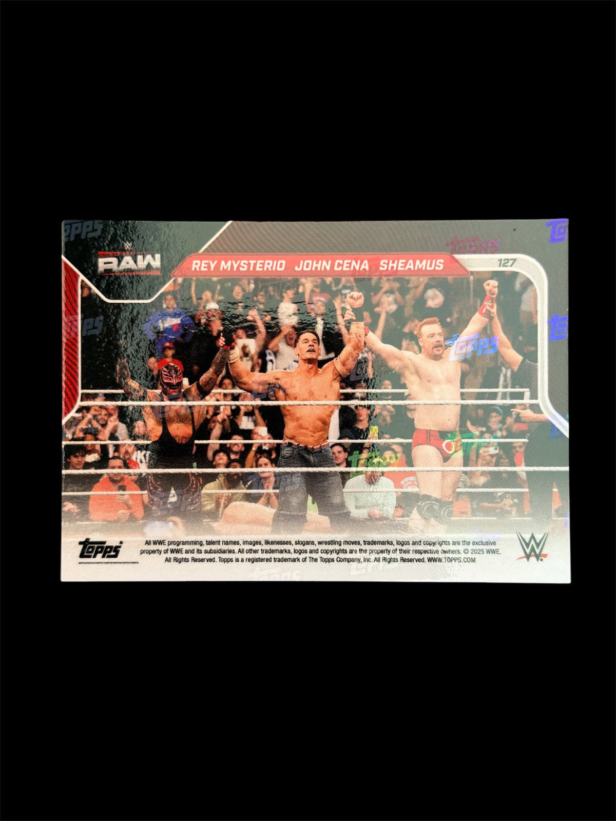 Sheamus John Cena Rey Mysterio /50 Topps now