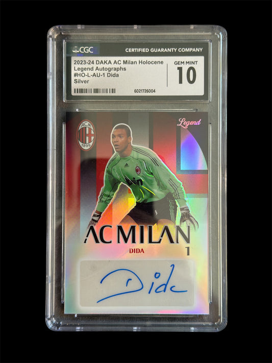 Dida Legend Auto /40 CGC 10 Daka AC Milan Holocene 2023-24
