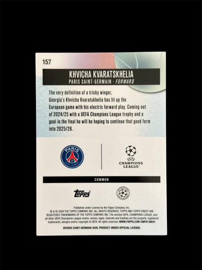 Khvicha Kvaratskhelia /5 Topps Finest UCC 2025/26