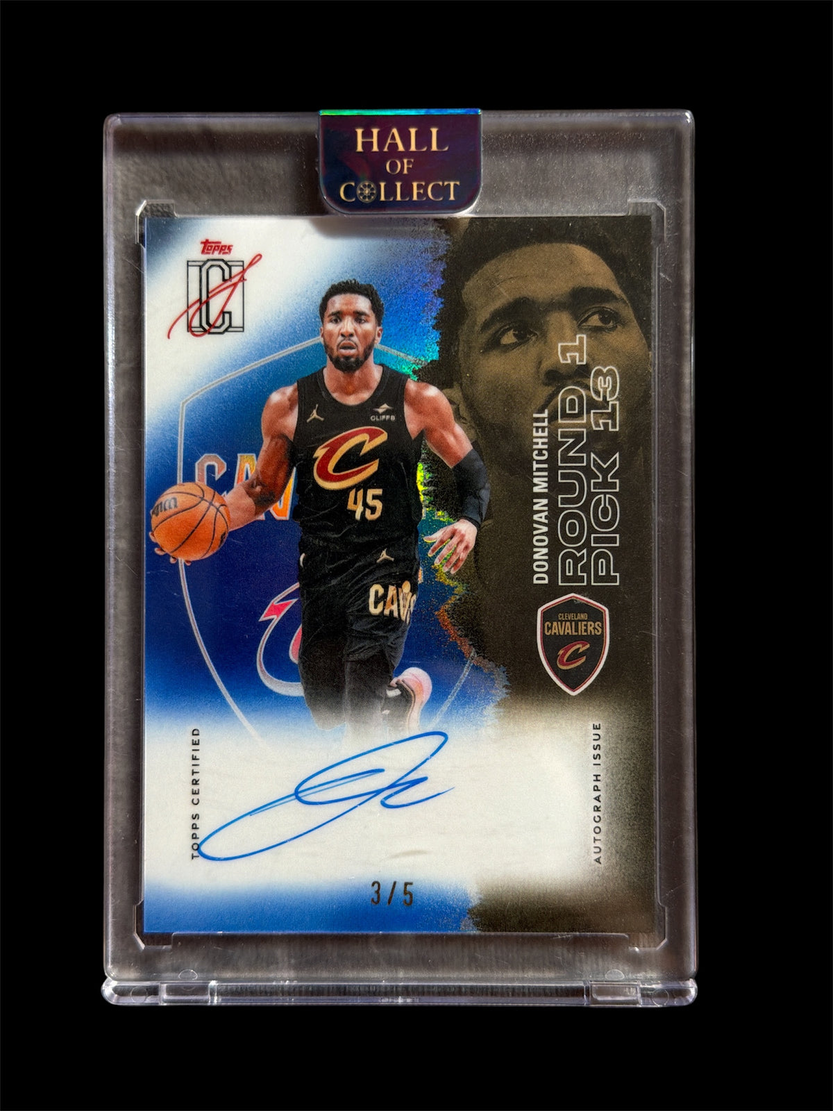 Donovan Mitchell On Card Auto /5 Topps Signature Class Basketball 2026