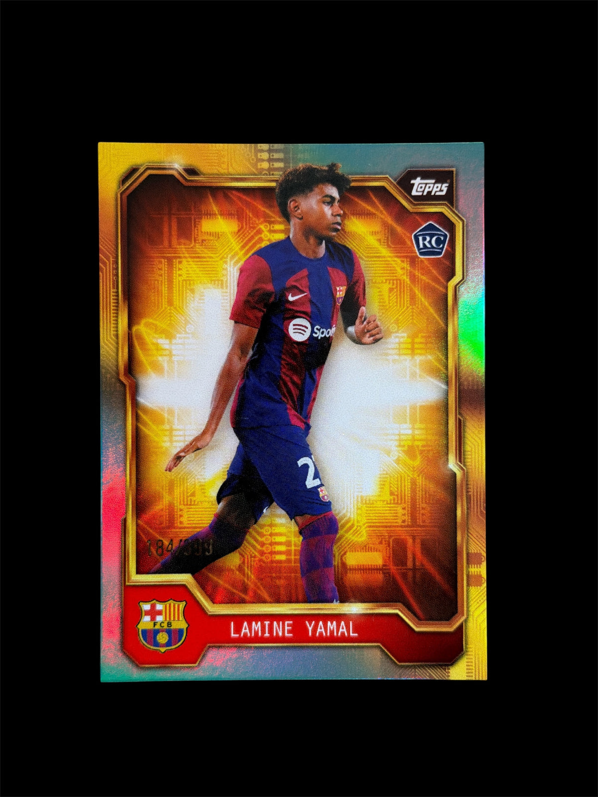 Lamine Yamal RC /399 Golden Future Topps FC Barcelona Fan Set 2023