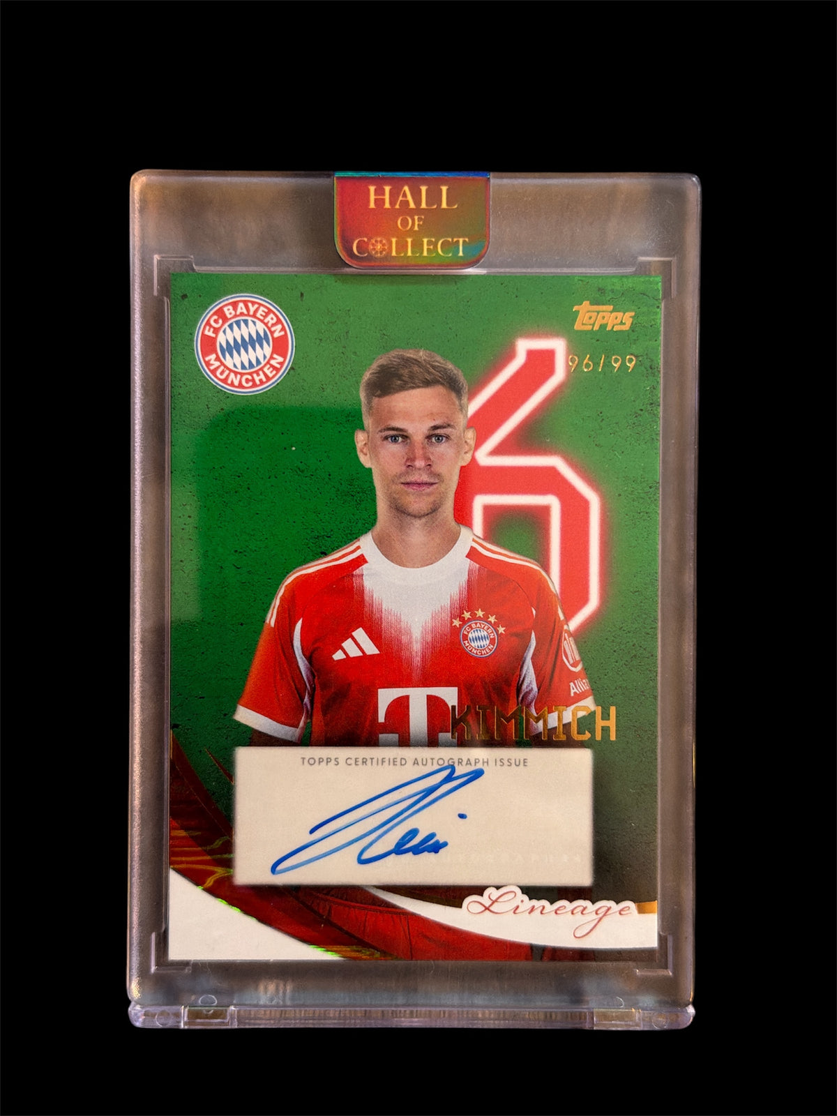 Joshua Kimmich Auto /99 Topps Lineage FC Bayern München 2025/26